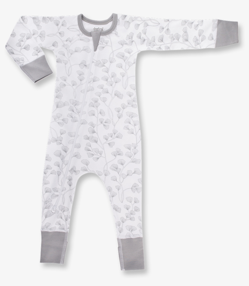 Fern Zip Romper - Pattern, transparent png download