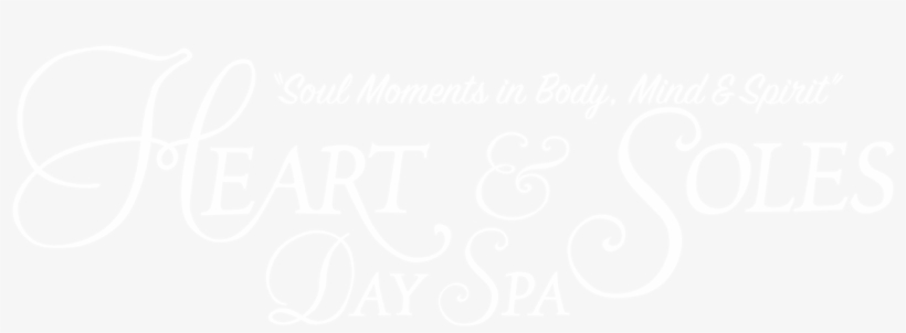 Heart & Soles Day Spa - Calligraphy, transparent png download