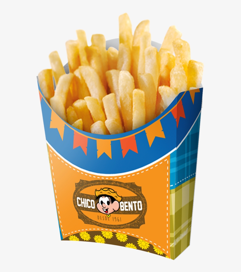 Caixa Para Batata Frita Chico Bento 08 Unidades Festcolor - Batatas Fritas Em Festas, transparent png download