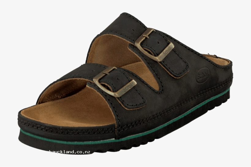 Scholl Airbase Ad Black 04599-00 Mens Leather Rubber - Scholl Rio, transparent png download