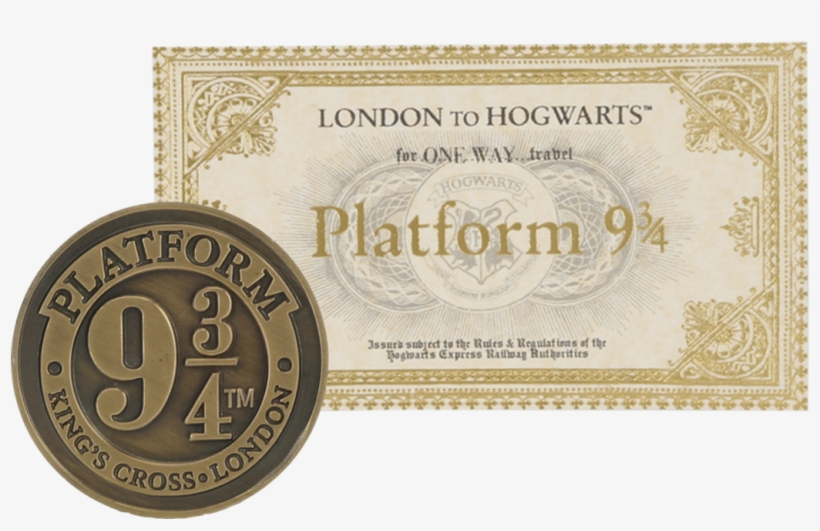 Platform 934 Magnet And Ticket Scaled V=1550047663 - Circle, transparent png download