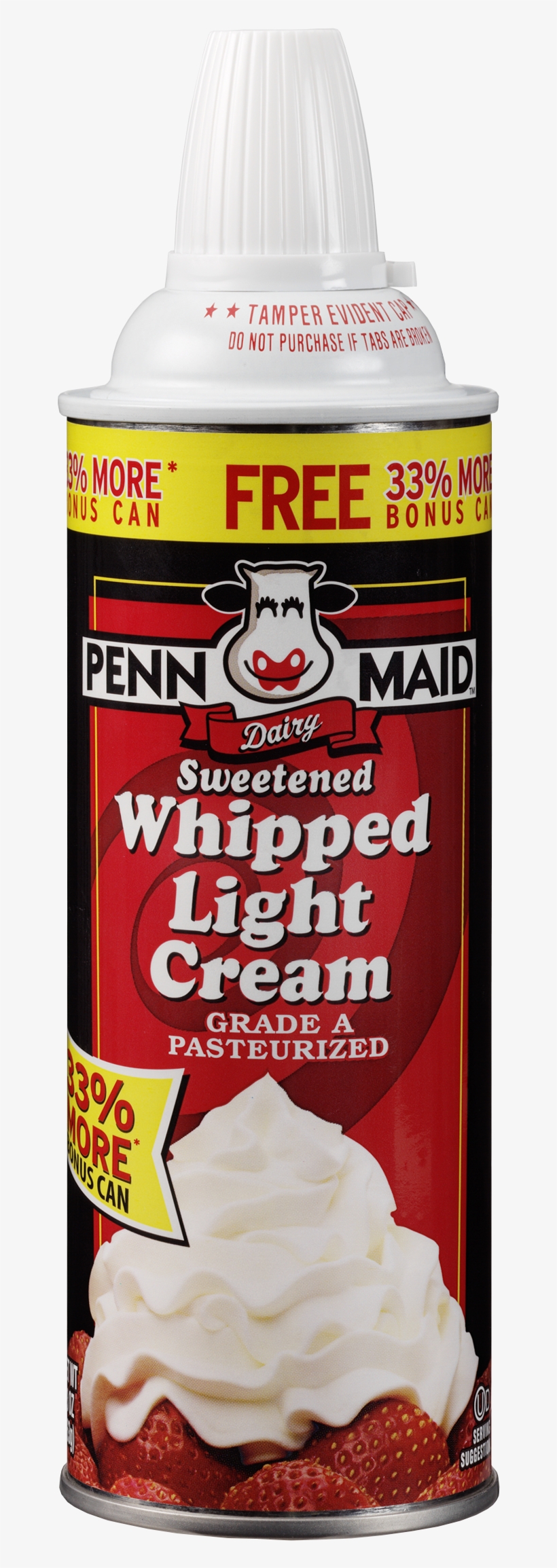 Sweetened Whipped Light Cream, transparent png download