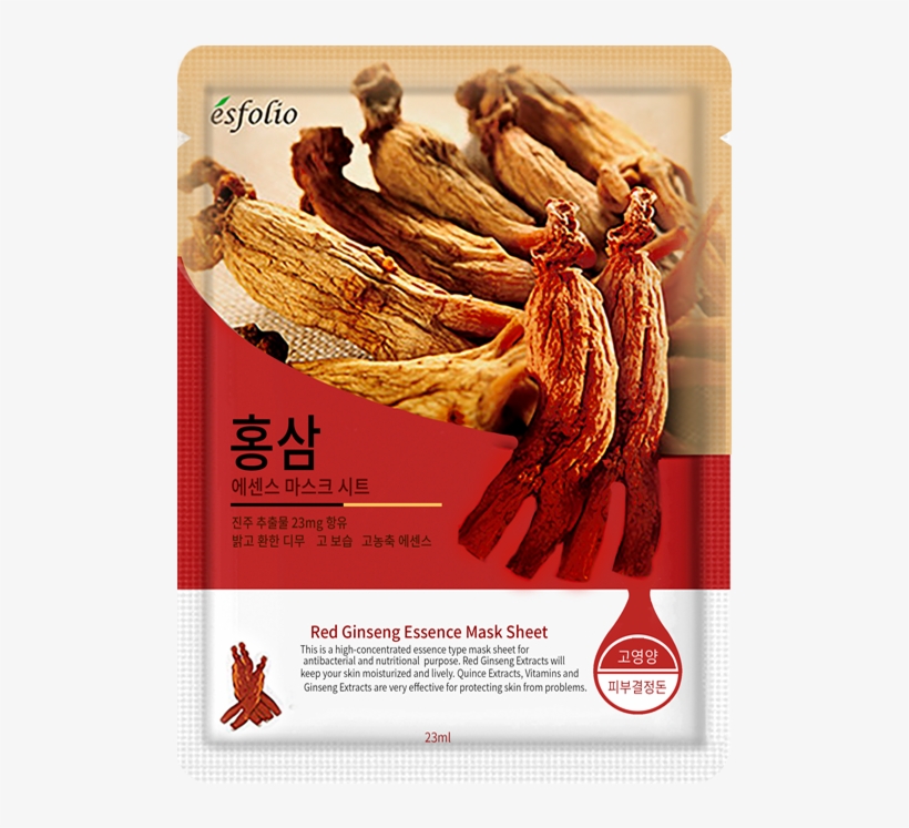 Esfolio Essence Mask Sheet - Ginseng, transparent png download