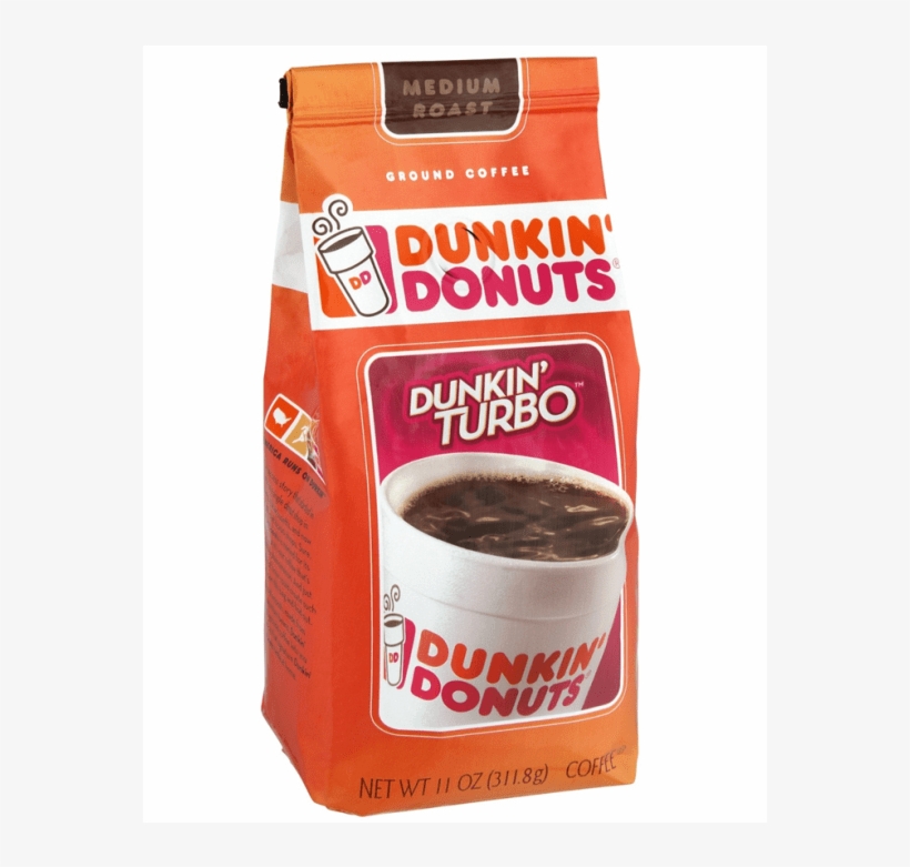 Dunkin Donuts Turbo Ground Coffee - Dunkin Donuts, transparent png download