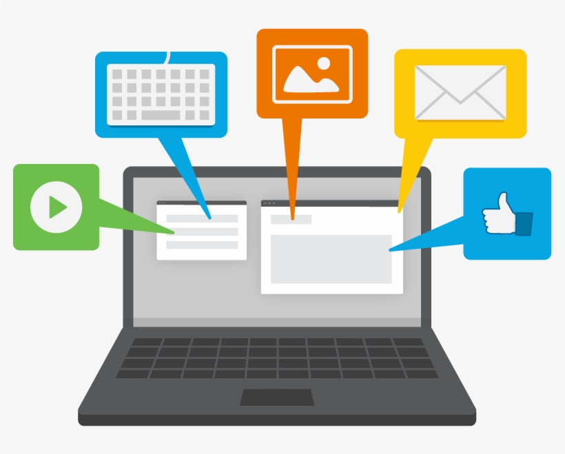 Powerpoint Clipart Technology - Digital Literacy Png, transparent png download