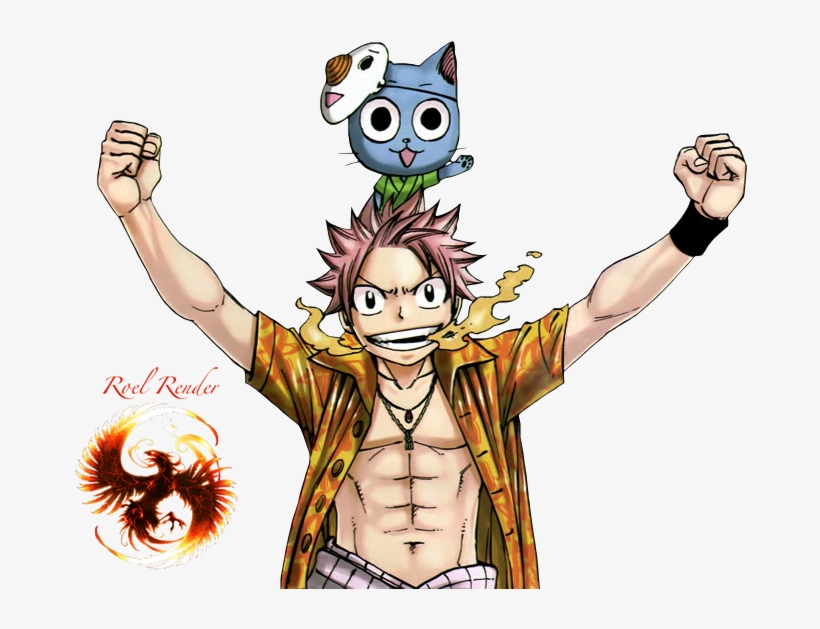 Natsu 2 Photo Natsuhappy2b - Natsu Dragneel, transparent png download
