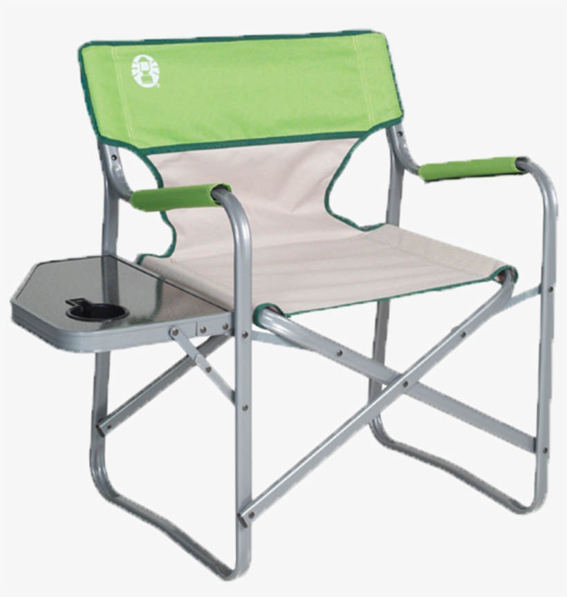 Director Chair With - Coleman Directors Chair With Side Table, transparent png download