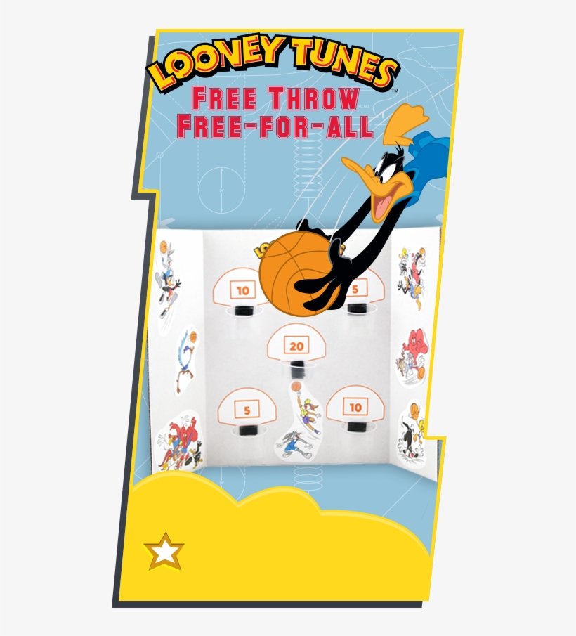 Free Throw Free-for All - Looney Tune, transparent png download