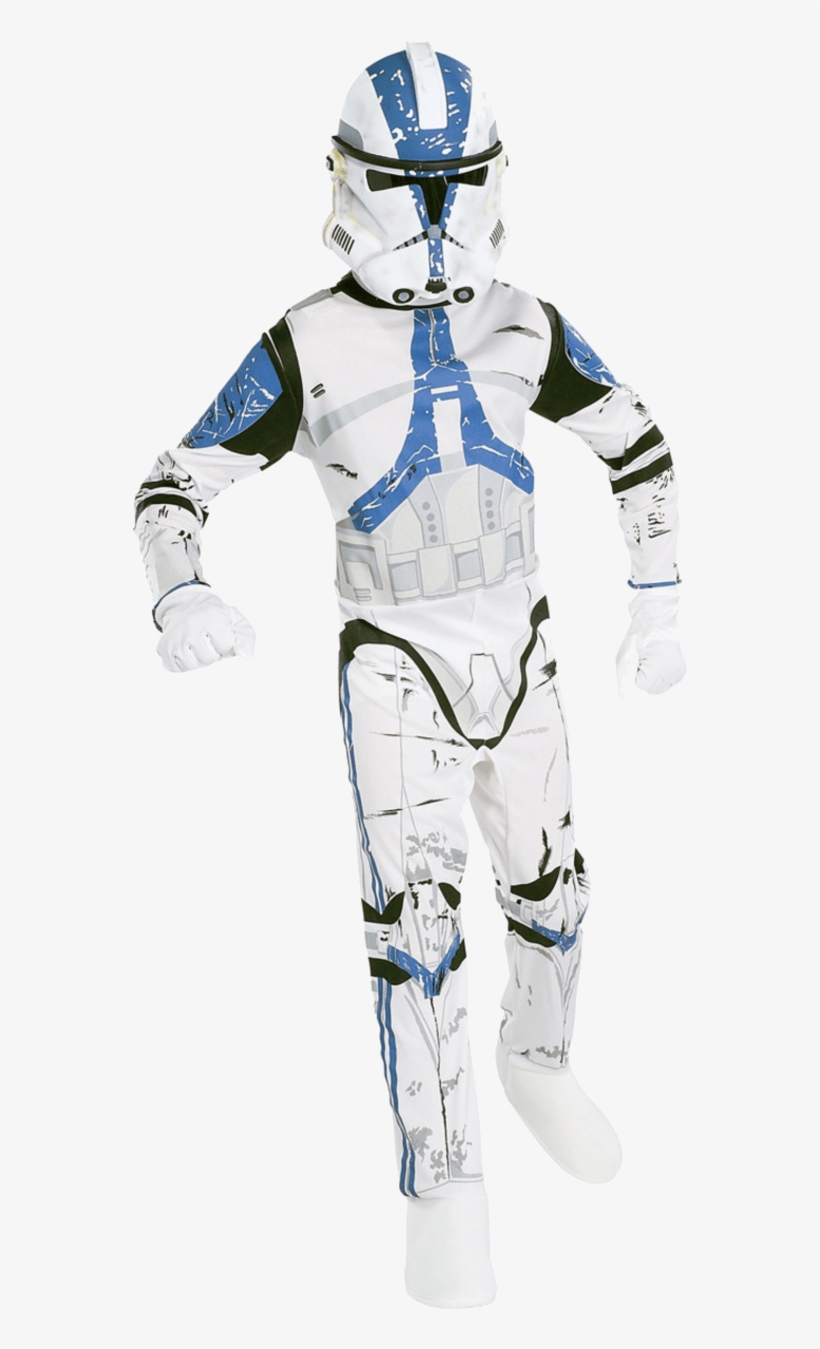 Child Clone Trooper Costume - Clone Trooper Child Costume, transparent png download
