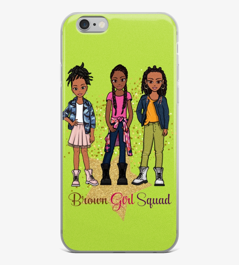 Brown Girl Squad Iphone Case - Iphone, transparent png download