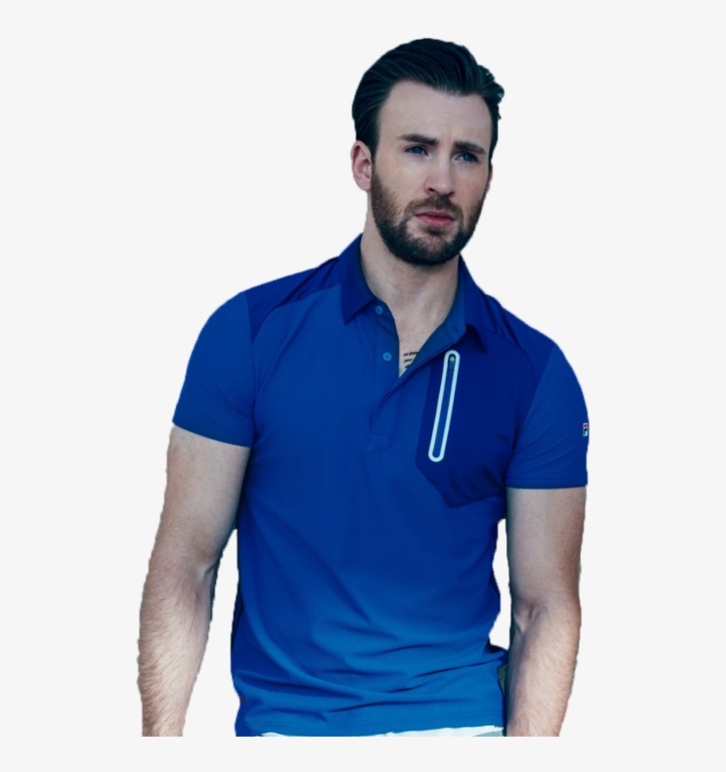 Chris Evans Clipart - Chris Evans Polo Shirt, transparent png download