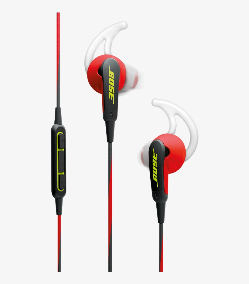 New Red Bose Soundsport Ie In-ear Headphones/mobile - Bose In Ear Headphones Red, transparent png download