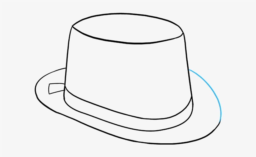 How To Draw Top Hat Line Art Transparent Png 680x678 Free Download On Nicepng