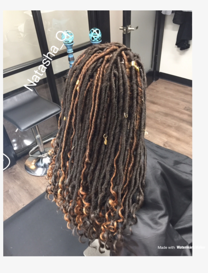 Goddess Faux Locs Crochet Perimeter Individual Colors - Dreadlocks, transparent png download