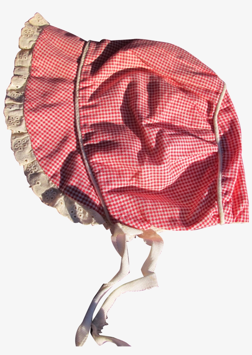 Doll Baby Prairie Red And White Gingham - Tartan, transparent png download