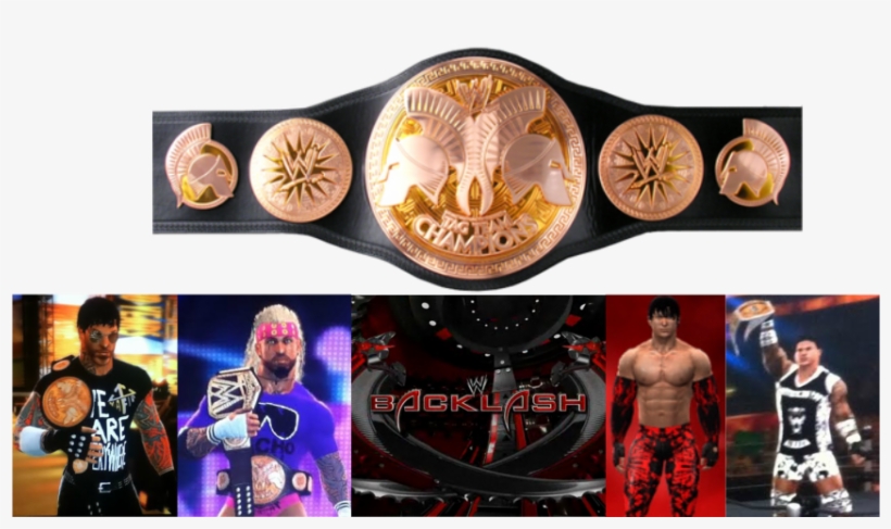 The Mafia Vs The Rustlers(azure&lamb) For Tcf Tag Team - Wwe Tag Team Championship Belt, transparent png download