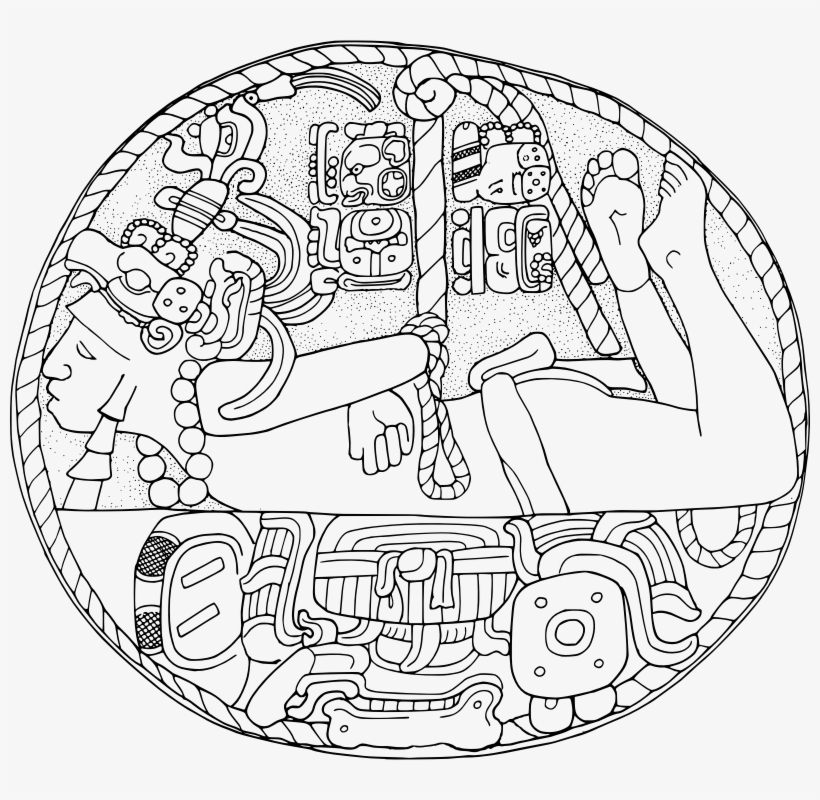 Medium Image - Drawing Mayan Transparent, transparent png download