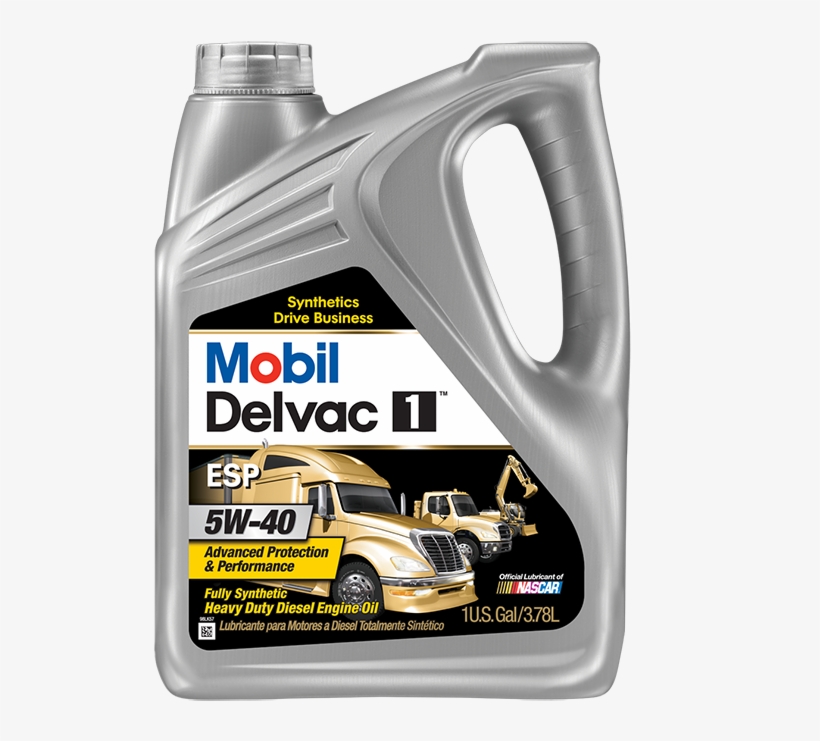 Mobil Delvac 1 5w-40 - Mobil Delvac 1 Esp 5w 40, transparent png download
