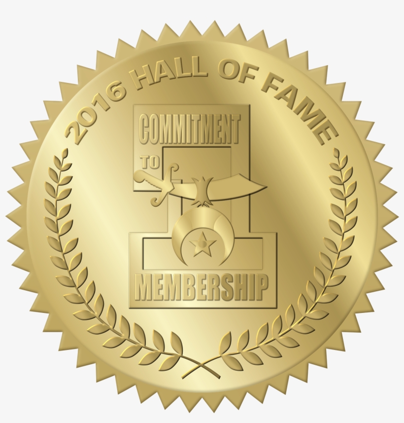 2016 Membership Hall Of Fame - Seal, transparent png download