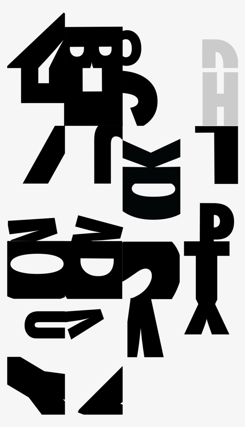 This Was A Project Where We Had To Use Every Letter - Poster, transparent png download