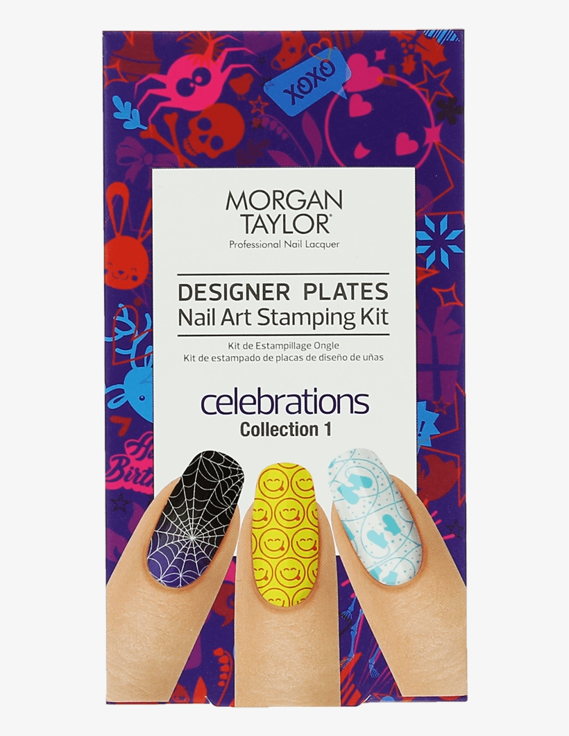 Morgan Taylor Designer Plates Nail Art Kit Celebrations - Ice Cream Bar, transparent png download