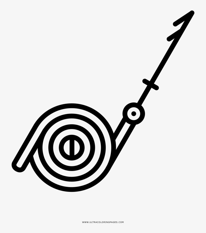 Harpoon Coloring Page - Circle, transparent png download
