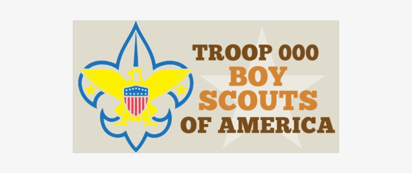 Basic Boy Scouts Of America Troop Number Vinyl Banner - Pregadores Da Palavra De Deus, transparent png download