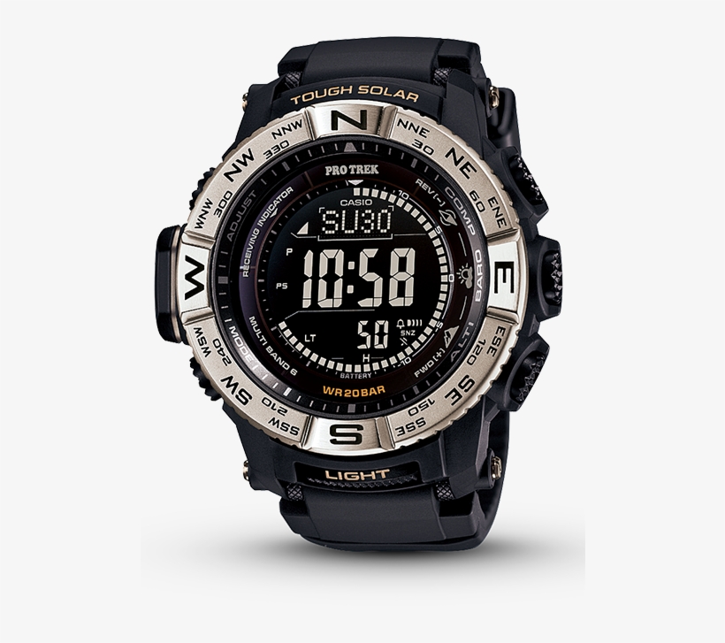 2015 A 200-meter Water Resistant Model With Triple - Casio Prw 3510 1er, transparent png download