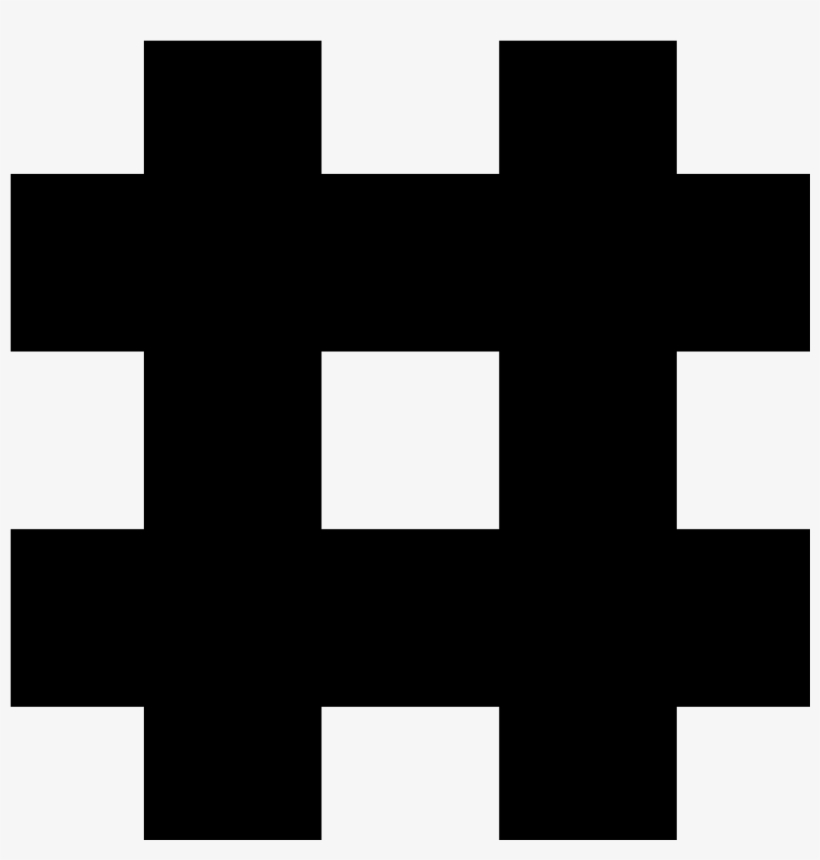 Grand Hashtag Icon - Cross, transparent png download