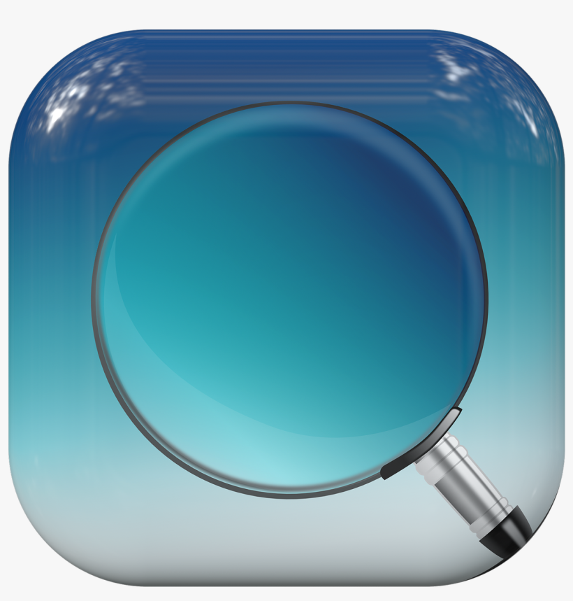 Information Button Glass Now Bubble Magnifying Addictive - Circle, transparent png download