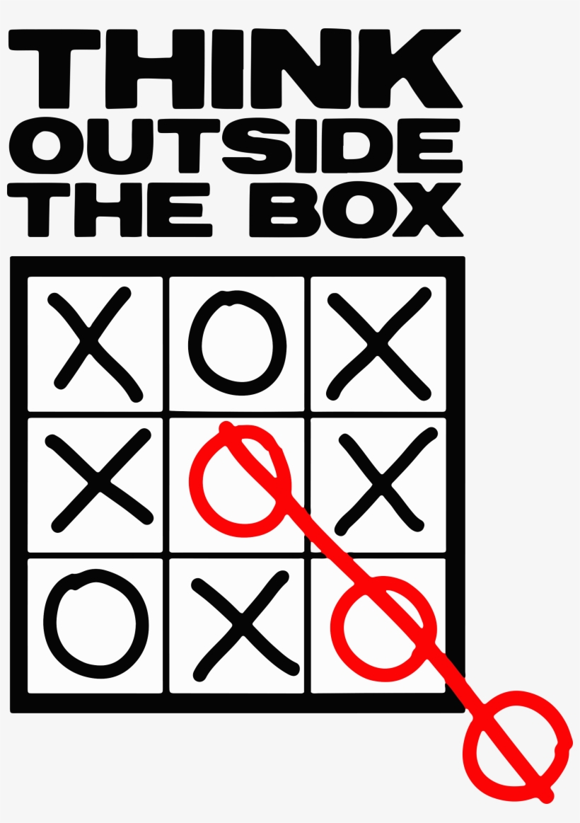 Humour Poster Catchphrase - Think Outside The Box Jokes, transparent png download