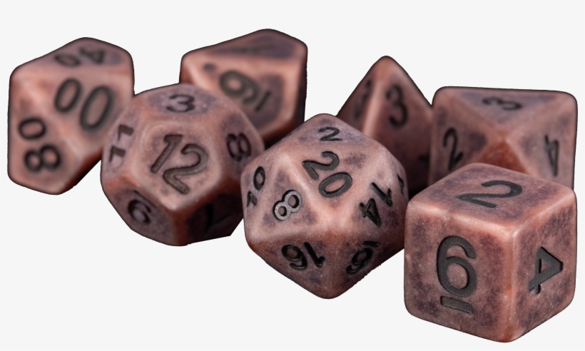 Mdg Resin Die Set Ancient Copper Png Koplow D20 Pearl - Dice Game, transparent png download