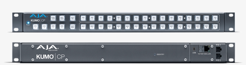 Kumo Cp Is An Optional 1ru Control Panel That Can Be - Aja Router, transparent png download