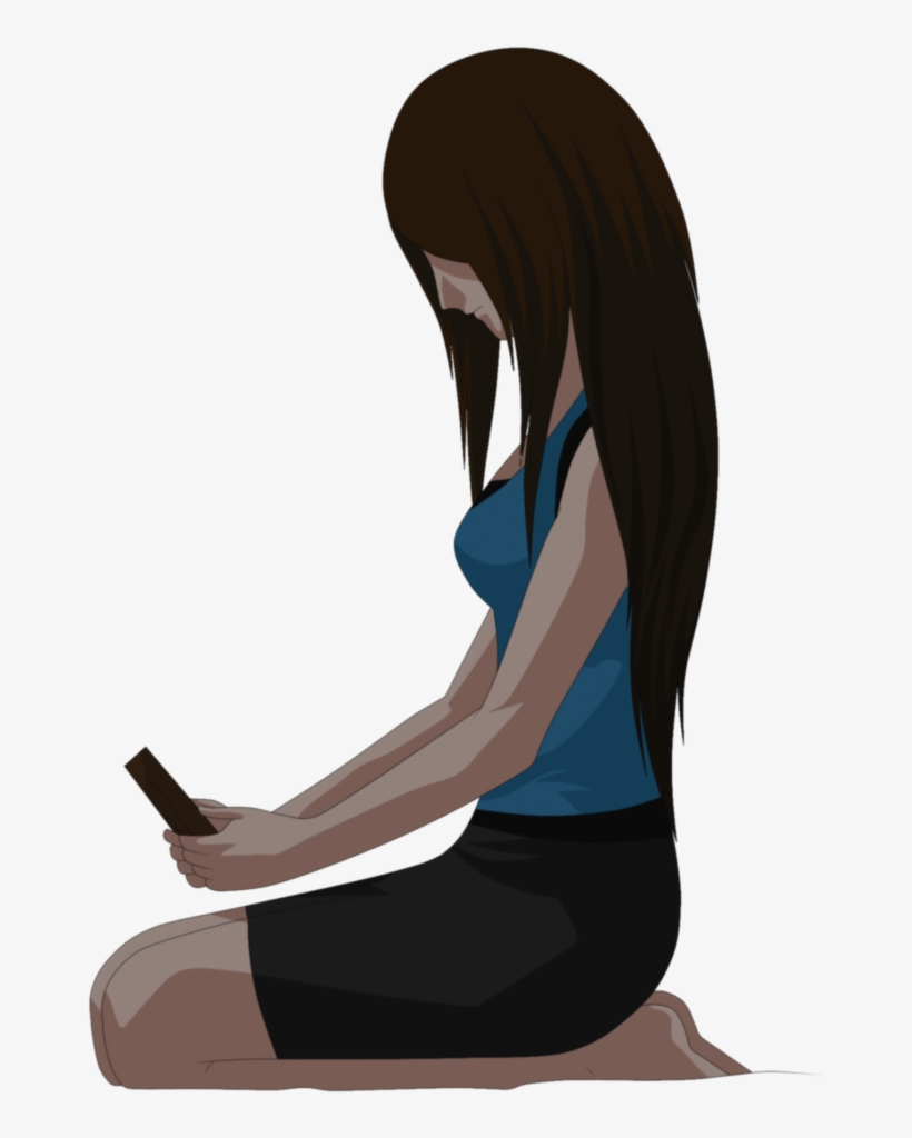 Triste Photo Triste4 Zps9ddee1dc - Sitting, transparent png download