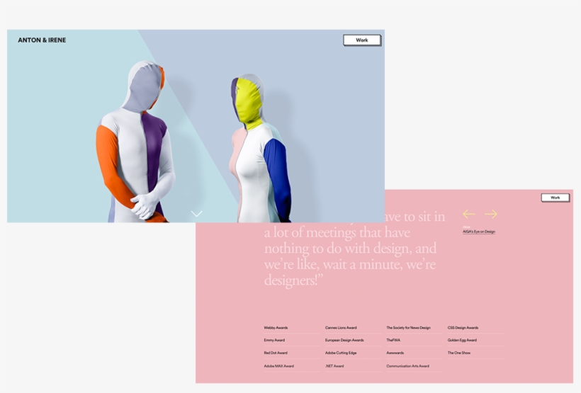 Anton & Irene - Pantone Colors Web Design, transparent png download