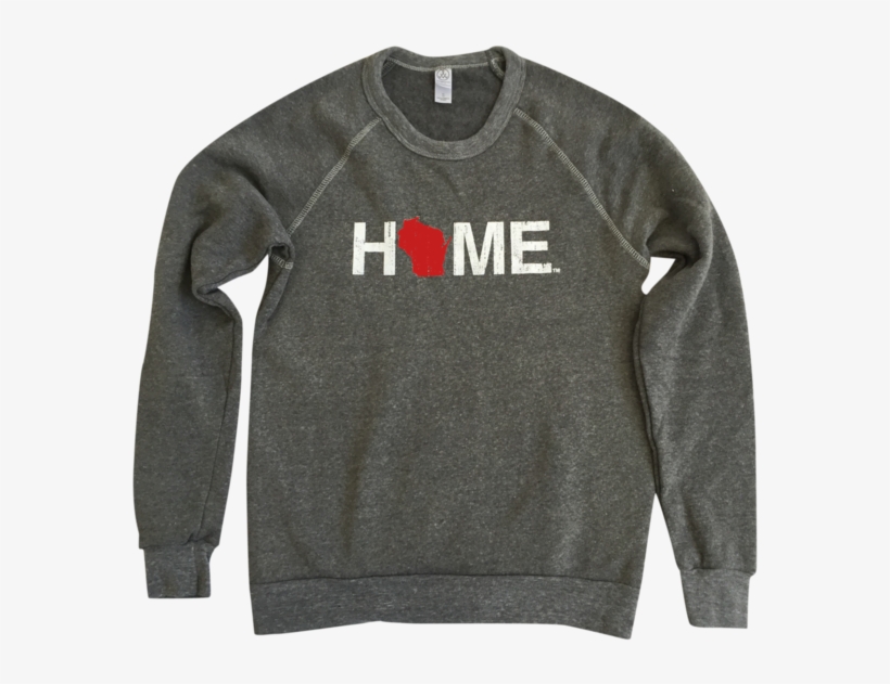 Wi Home Champ Crew Neck Sweatshirt Red/white - Sweater, transparent png download