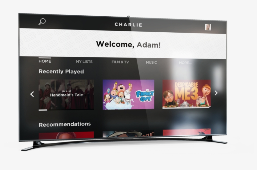 Charlietv-homefull - Online Advertising, transparent png download