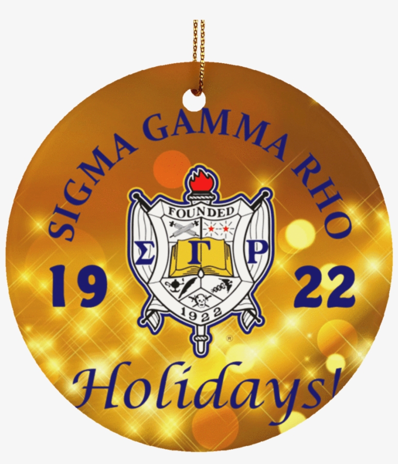 Sigma Gamma Rho Christmas Ornaments - Sgrho, transparent png download