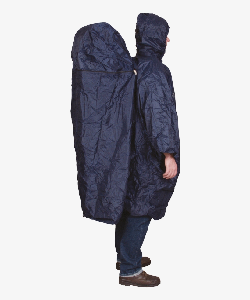 Poncho Para Lluvia Con Extensión Mochila - Regnslag Stort, transparent png download