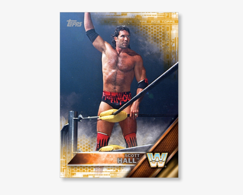 2016 Topps Wwe Scott Hall - Barechested, transparent png download