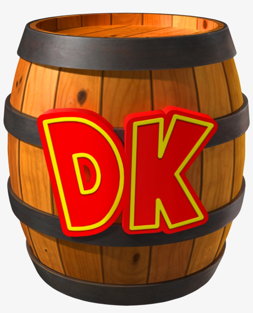 Smashwiki Β - Barril De Donkey Kong, transparent png download