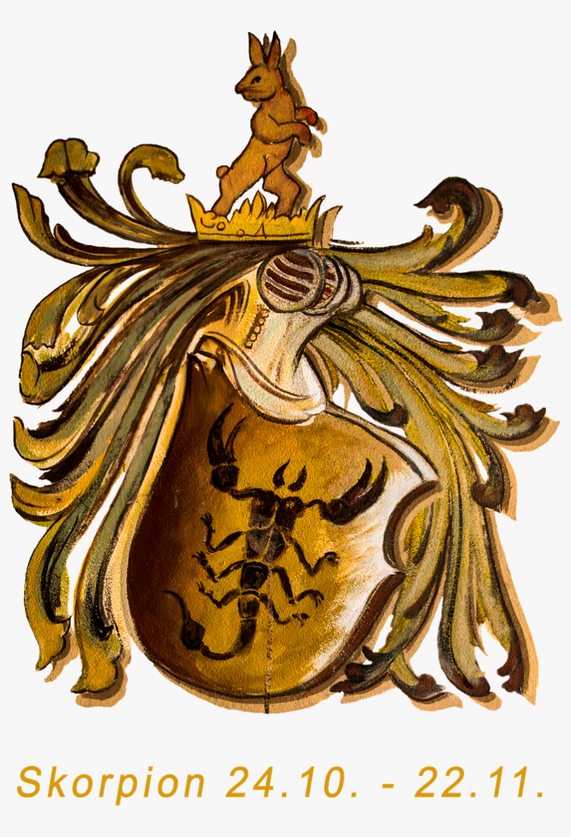 Gemstones For People Born In November - Ilustracion Escorpio, transparent png download