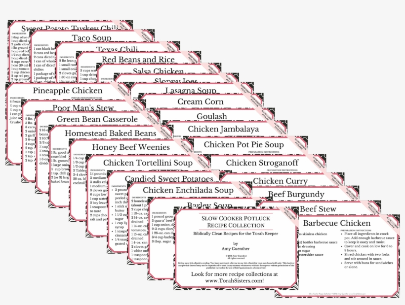 Slow Cooker Potluck Recipe Collection - Colorfulness, transparent png download