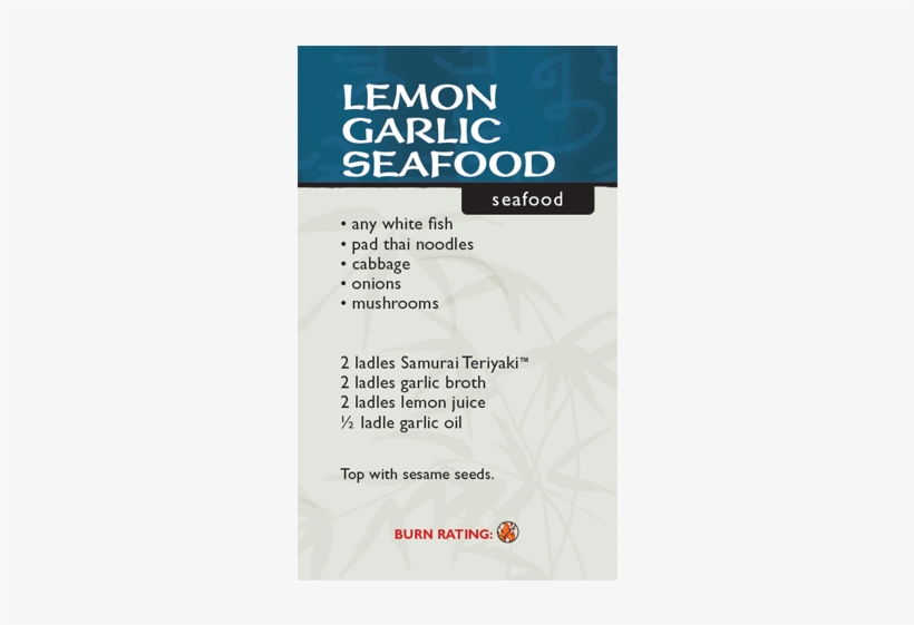 Lemon Garlic Seafood - Best Huhot Recipes, transparent png download