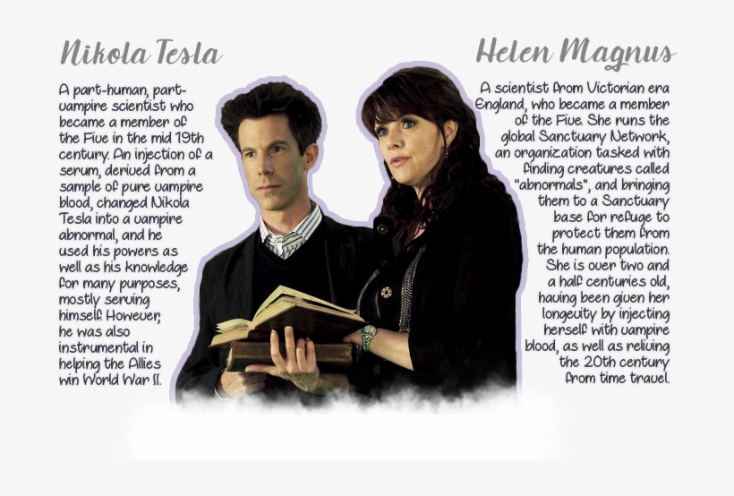 "you're The Only Scientist, Perhaps The Only Person - Nikola Tesla And Helen Magnus, transparent png download