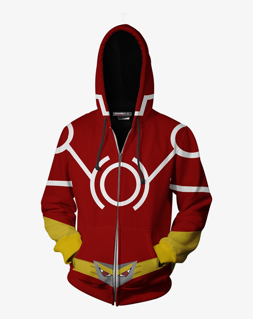 Boku No Hero Academia All Mighty Cosplay Zip Up Hoodie - Sweatshirt, transparent png download