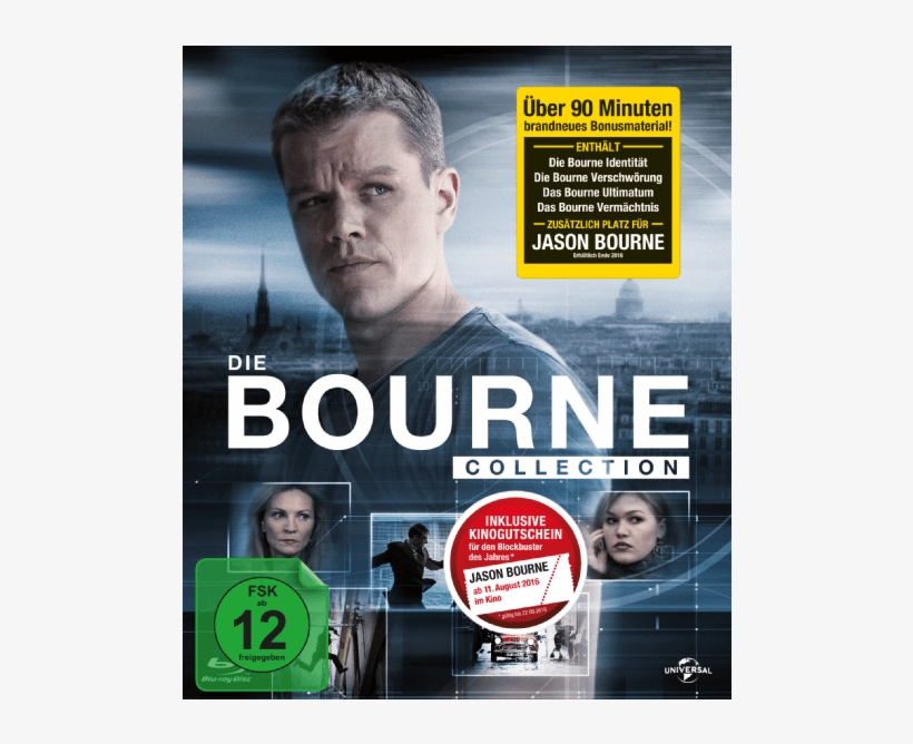 Die Bourne Collection [blu Ray] Für 29,99€ › Bluray - Bourne Ultimate Collection Blu Ray, transparent png download