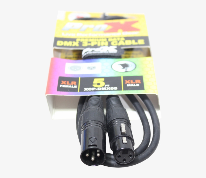 Dmx Xlr3 M To Xlr3 F Premium Cable - Cable, transparent png download