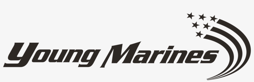 Logo Primary Black Png, Young Marines With Swoosh In, transparent png download