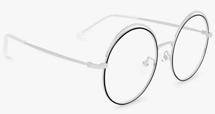 circle transparent glasses